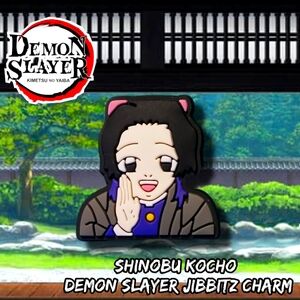 💖3 Charms for $9💖 Shinobu Kocho Croc Charm – Elegant Demon Slayer Jibbitz